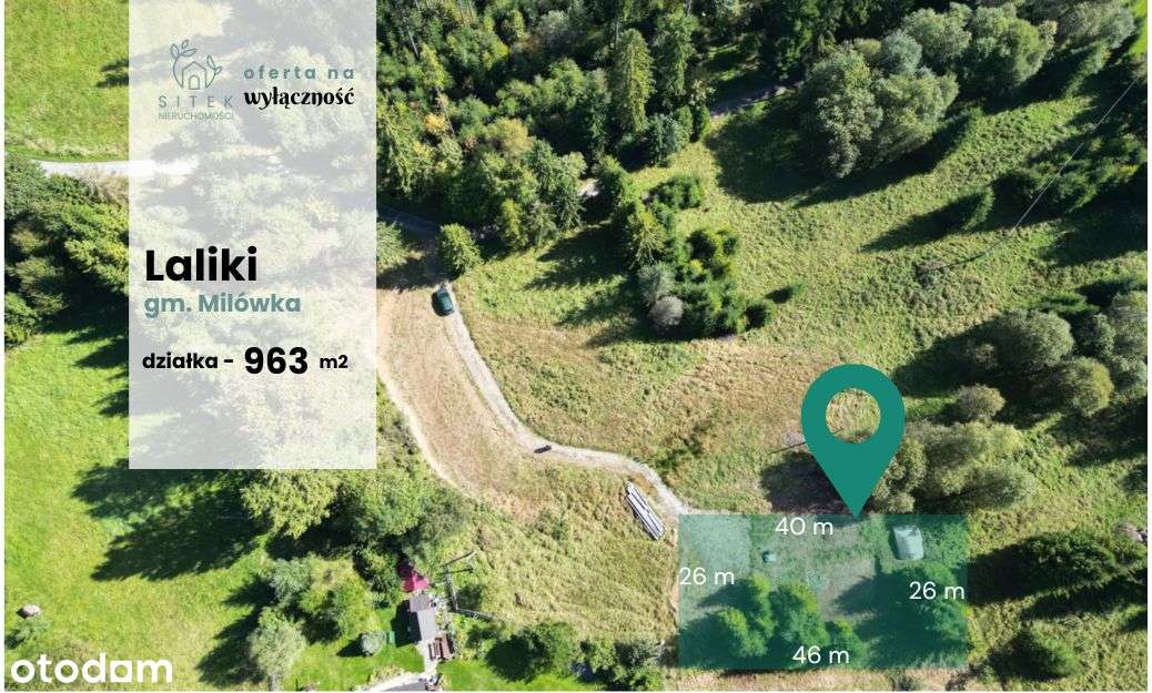 Działka w Beskidach z super dojazdem + media - Pełny obrazek: 5/9