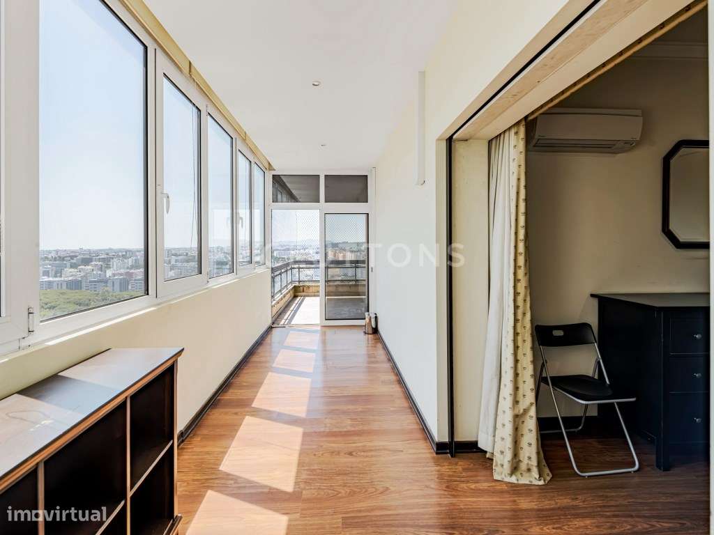 Viver com vista nas Torres do Restelo - Belém, Penthouse T4, varand...-22
