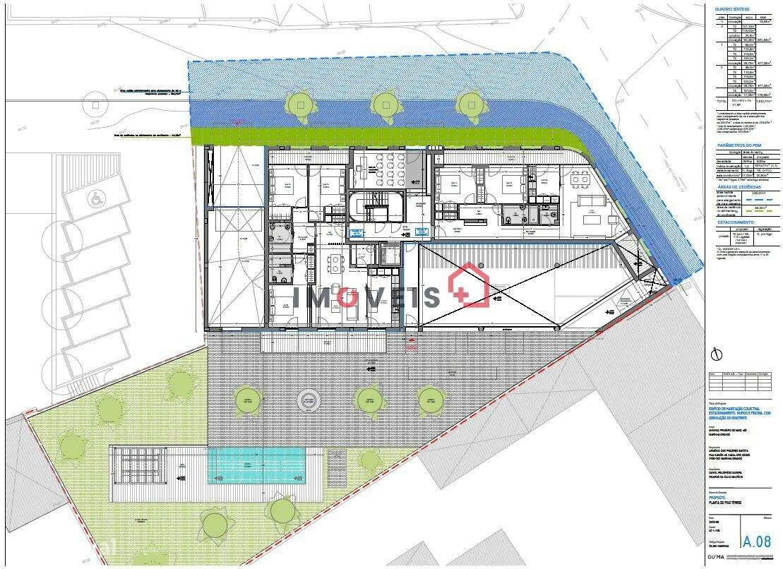 Terreno para construção de um prédio com projeto aprovado - Grande imagem: 5/14
