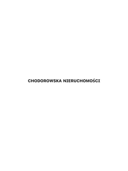 Chodorowska Nieruchomości Logo