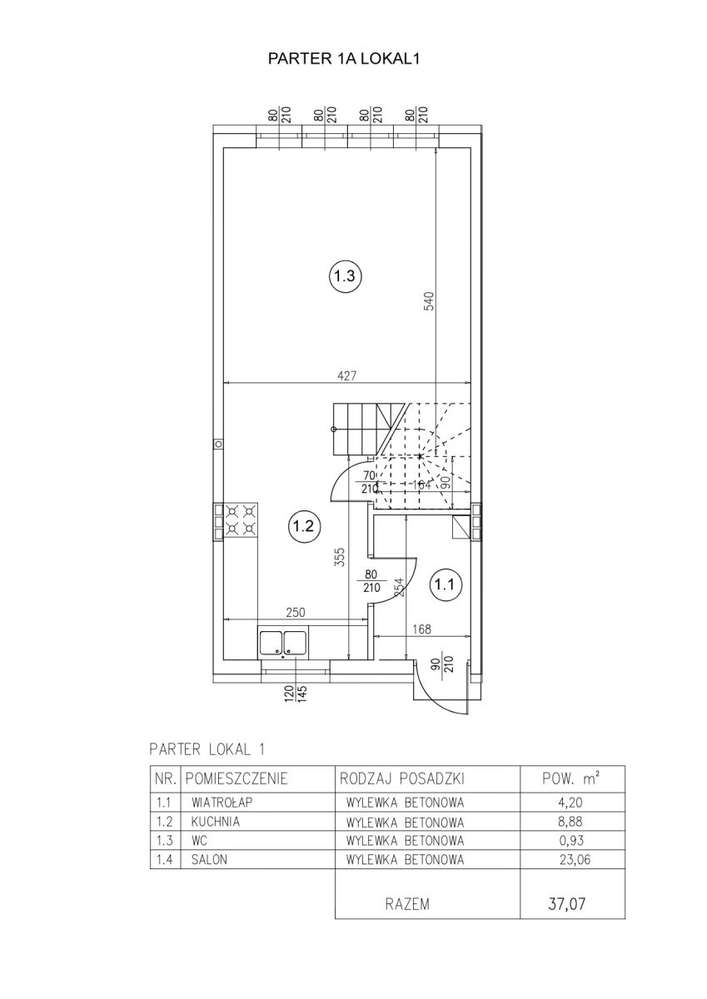 Nowoczesna szeregówka, ogródek, miejsce postojowe-1