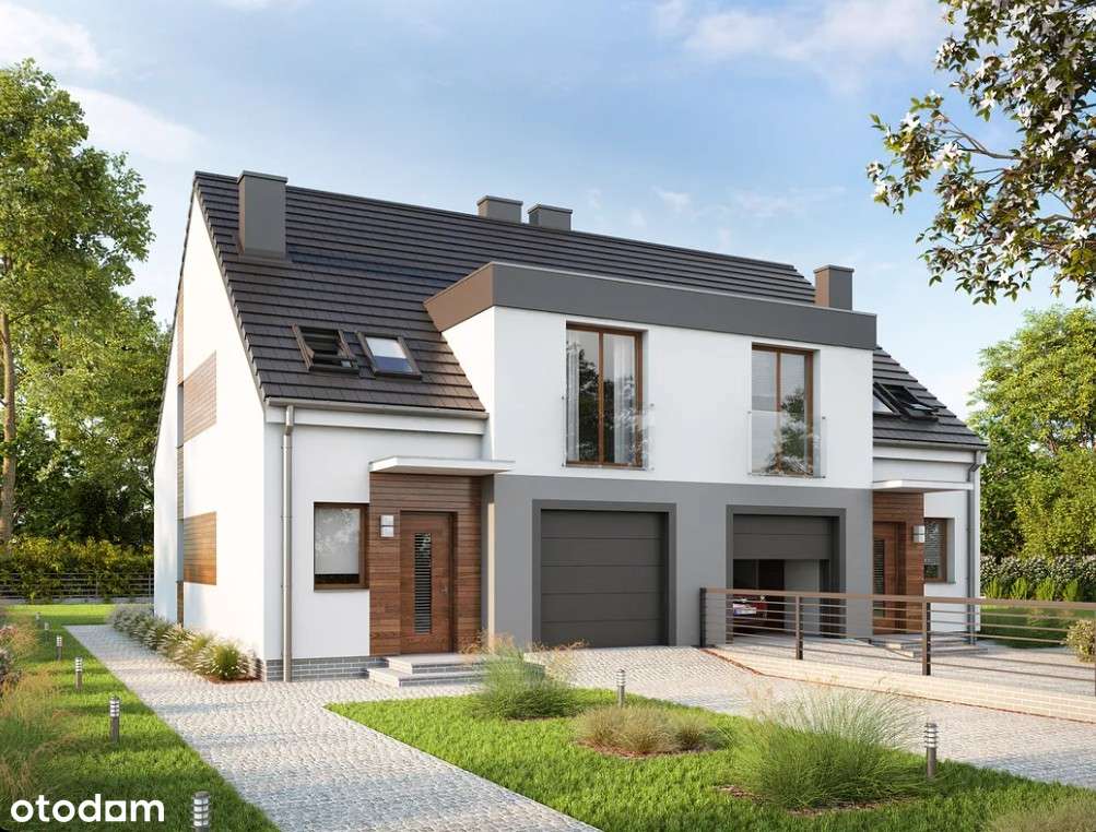 duża działka, asfalt , latarnie , las, swiatłowódd - Pełny obrazek: 5/9