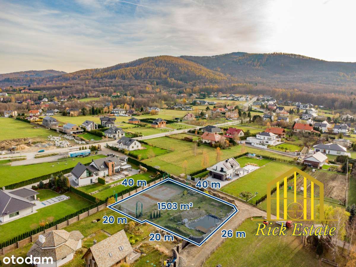 Działka Premium 1504 m² – Łowiecka, Kamienica-0