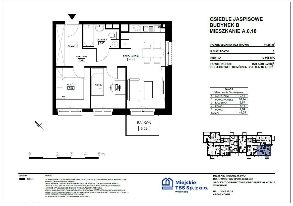 Mieszkanie A.0.18 - Pełny obrazek: 2/7