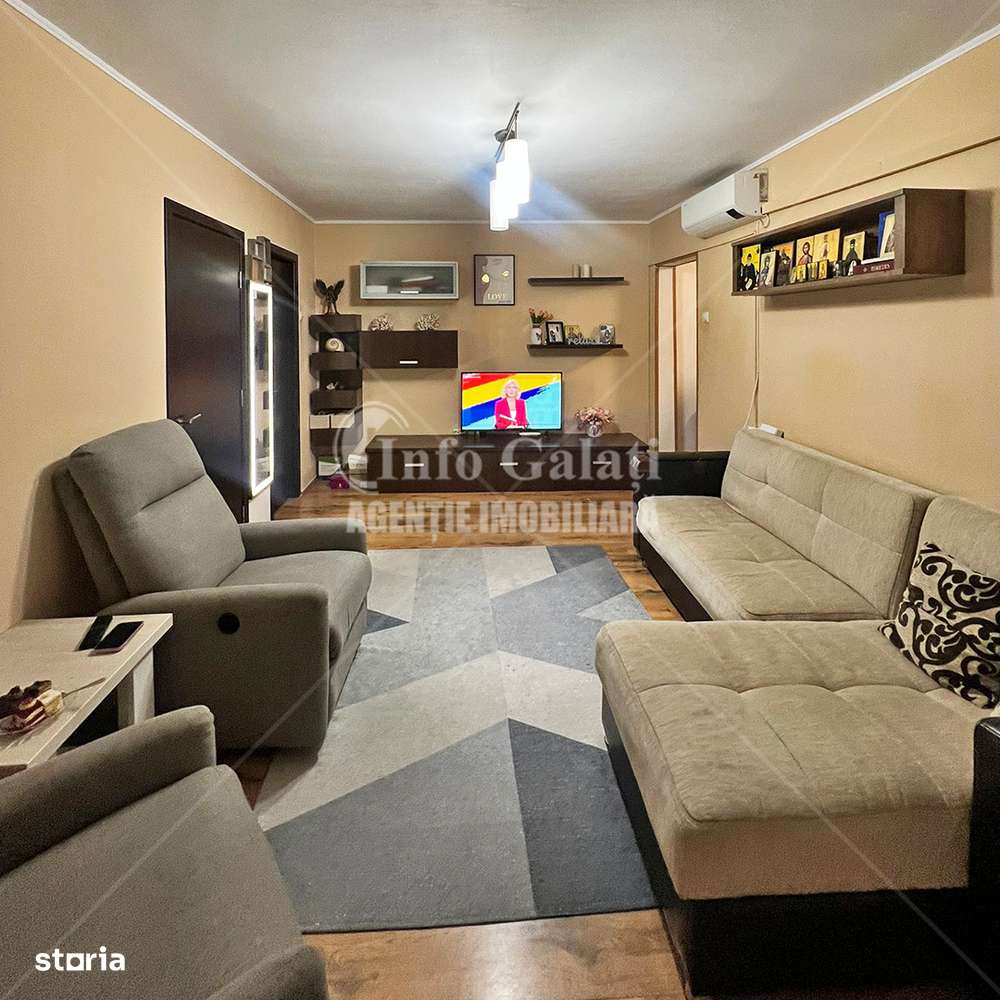 | Apartament cu 3 camere | Micro 19 | Mobilat |-1