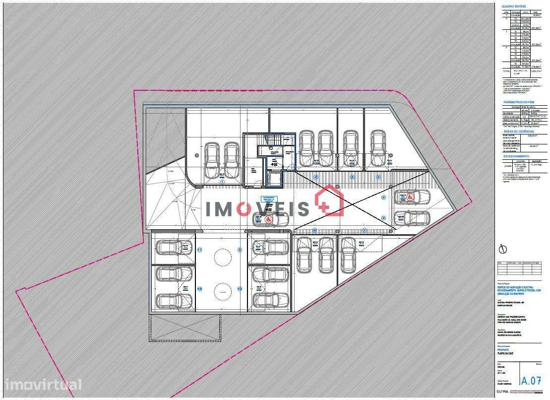 Terreno para construção de um prédio com projeto aprovado - Grande imagem: 4/14