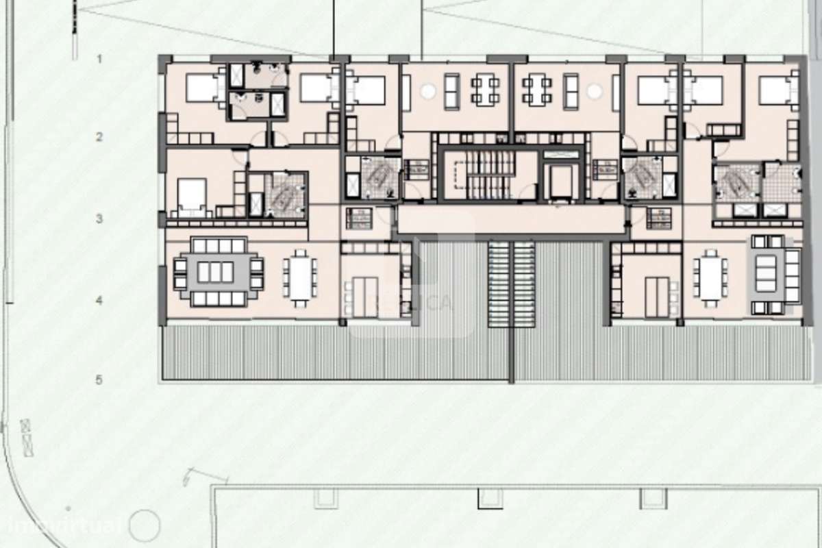 Apartamento T1+1 com terraço à Praia de Canidelo-12