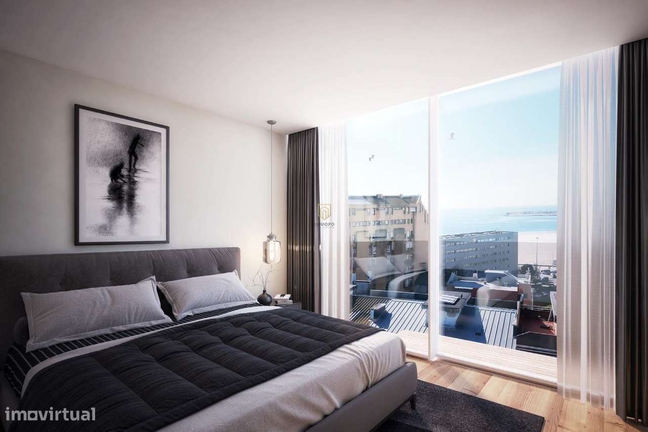 T1 com 53 m2 e logradouro em Matosinhos Sul - Grande imagem: 2/21