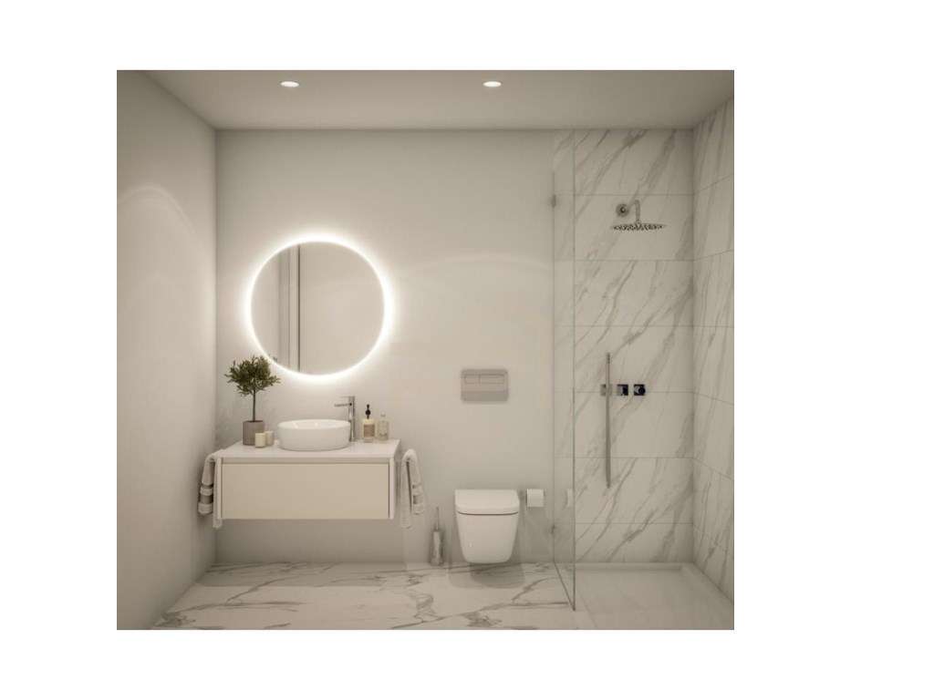 Apartamento T1 Novo com Varanda e Garagem - Calendário, V. N. Famal... - Grande imagem: 4/5