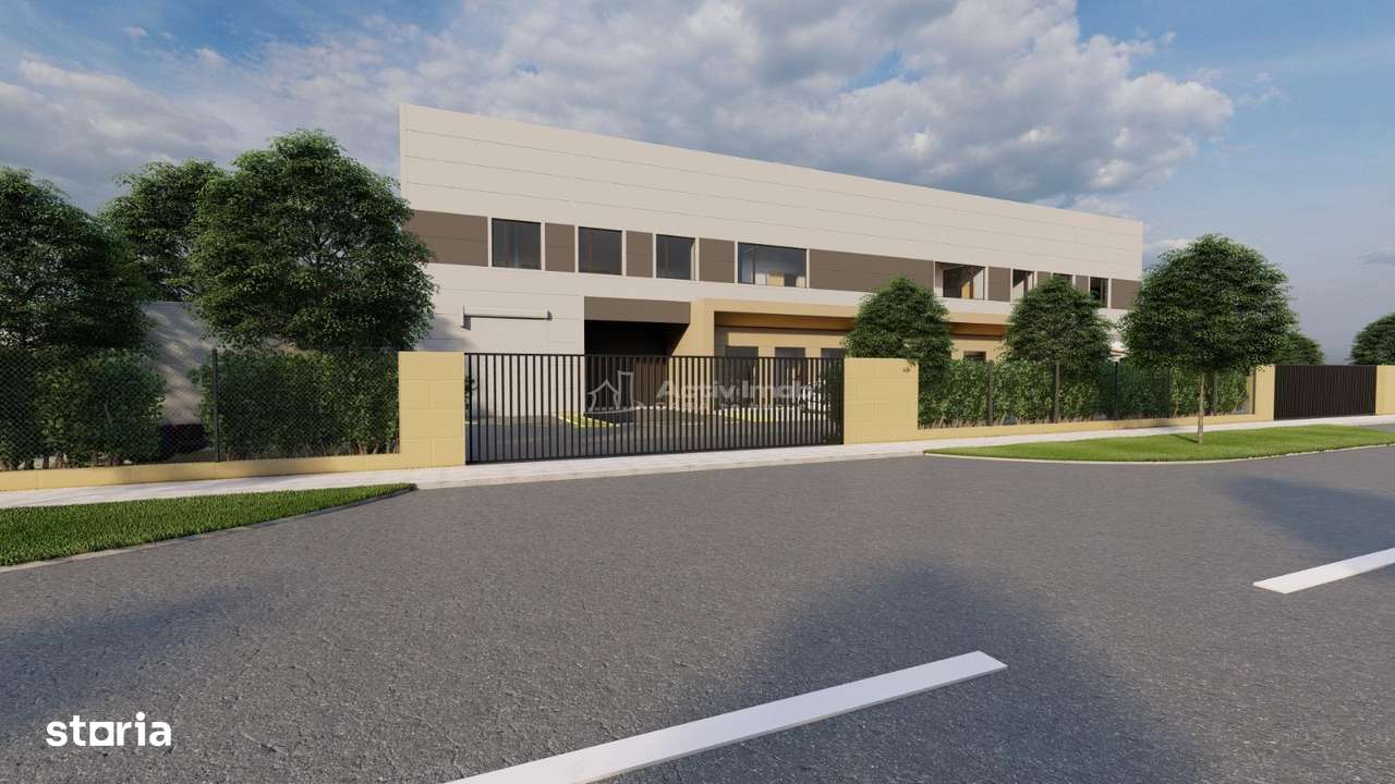 Hala industriala noua &#238;n parcul industrial II  - H 12 metri - Imagine principală: 1/15