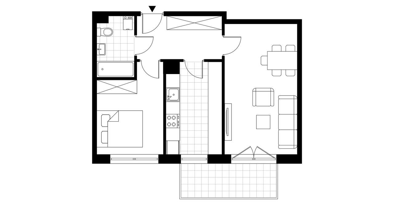 Apartamenty Liściasta | mieszkanie 2-pok. | 27 - Pełny obrazek: 4/7