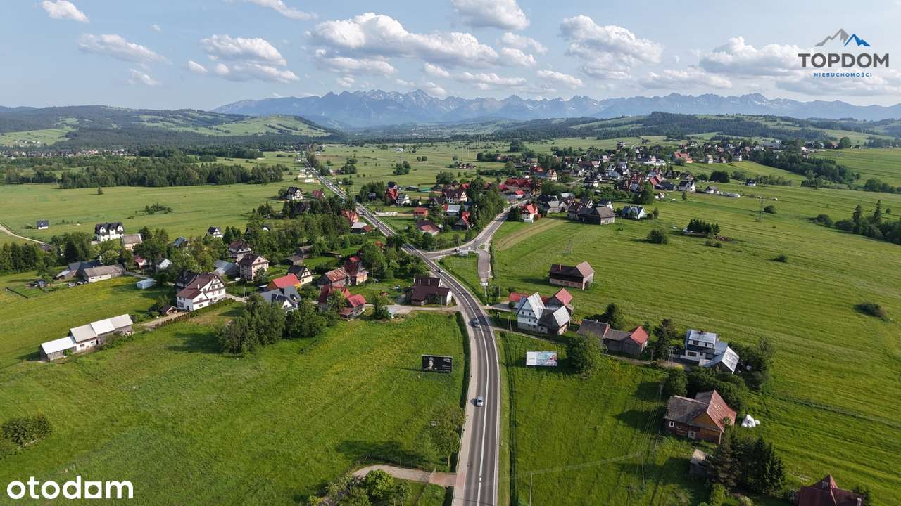 Działka inwestycyjna przy drodze głównej tuż przed Białką Tatrzańską-8