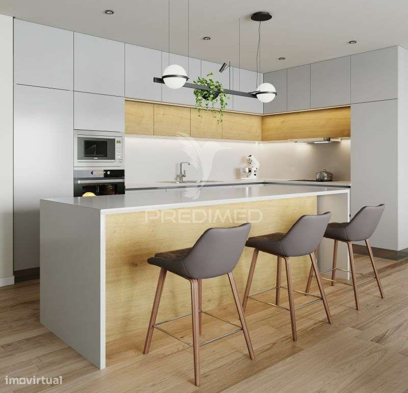 Penthouse T4 luxuoso amplo piscina privada e vista mar - Grande imagem: 4/15