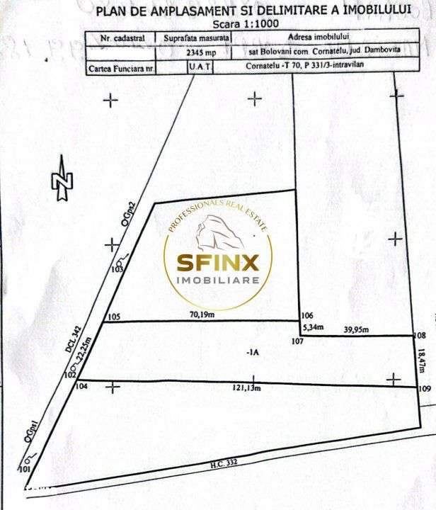 Teren intravilan langa padure Cornatelu Dambovita - Imagine principală: 4/4