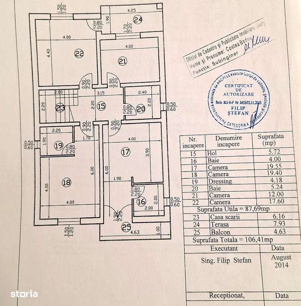 Vilă individuală 6 camere, teren 903 mp !-12