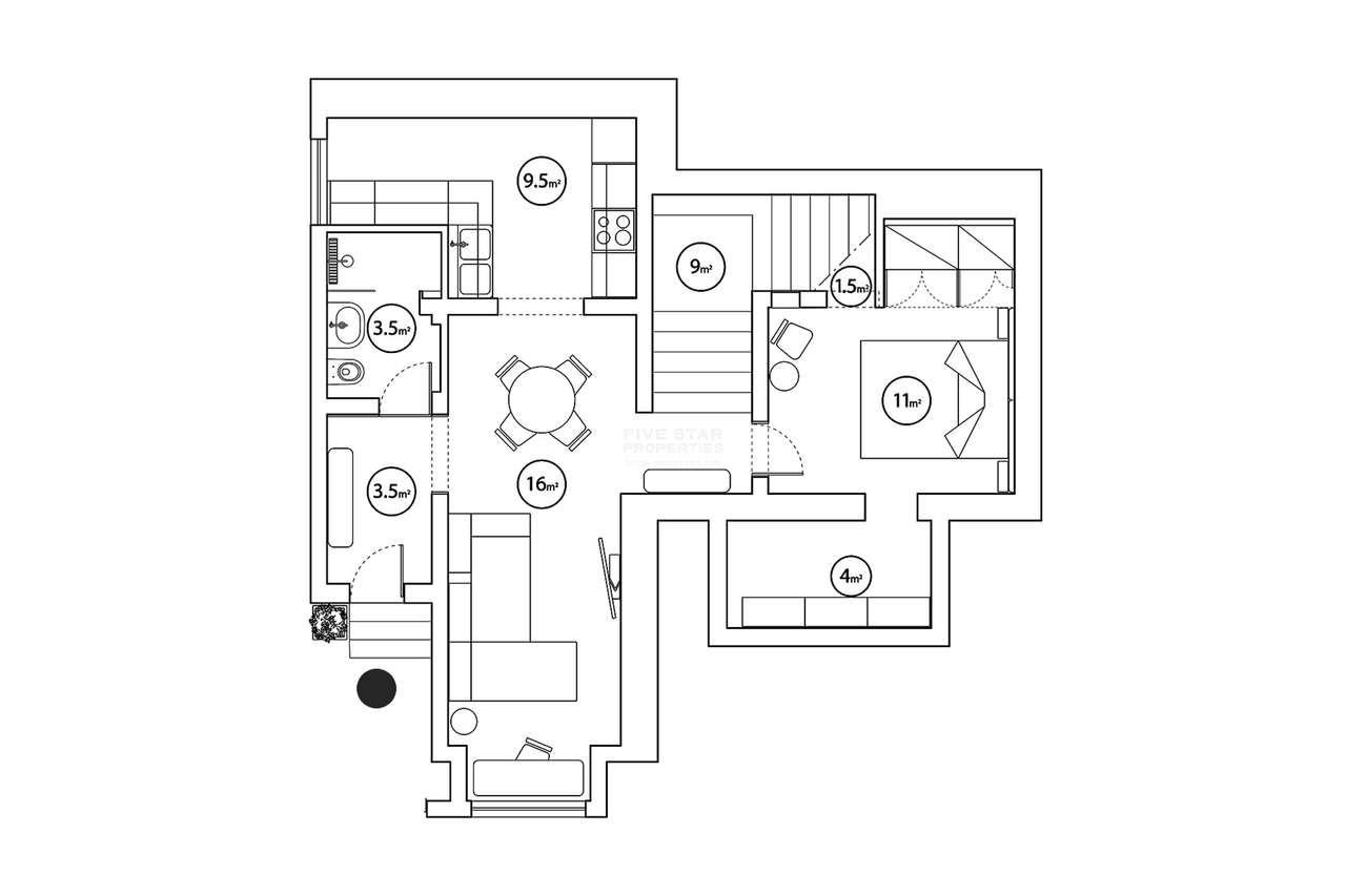 Apartamento T1 – Lapa – 70m2  Renovado – Mobilado-24