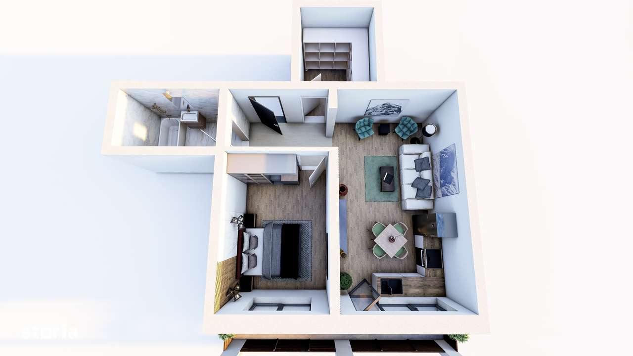 Apartament tip Studio, 50 mp, Subcetate City 2, Direct Dezvoltator.-12