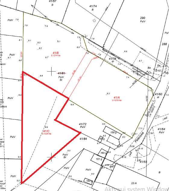 Działka budowlana Czymanowo 1334mkw - Pełny obrazek: 2/4