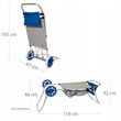 Aktive Beach aluminiowy wózek plażowy niekompletny - 6