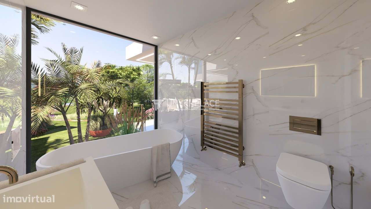 Moradia Contemporânea 3 Quartos com Vista para o Golfe – Alcantarilha,-23