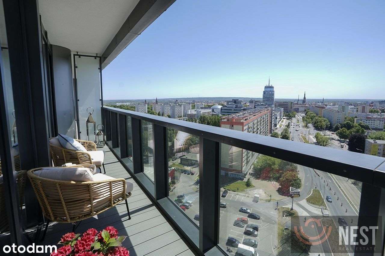 NA SPRZEDAŻ-Apartament,2 pokoje z panoramą miasta-13 piętro HanzaTower-8