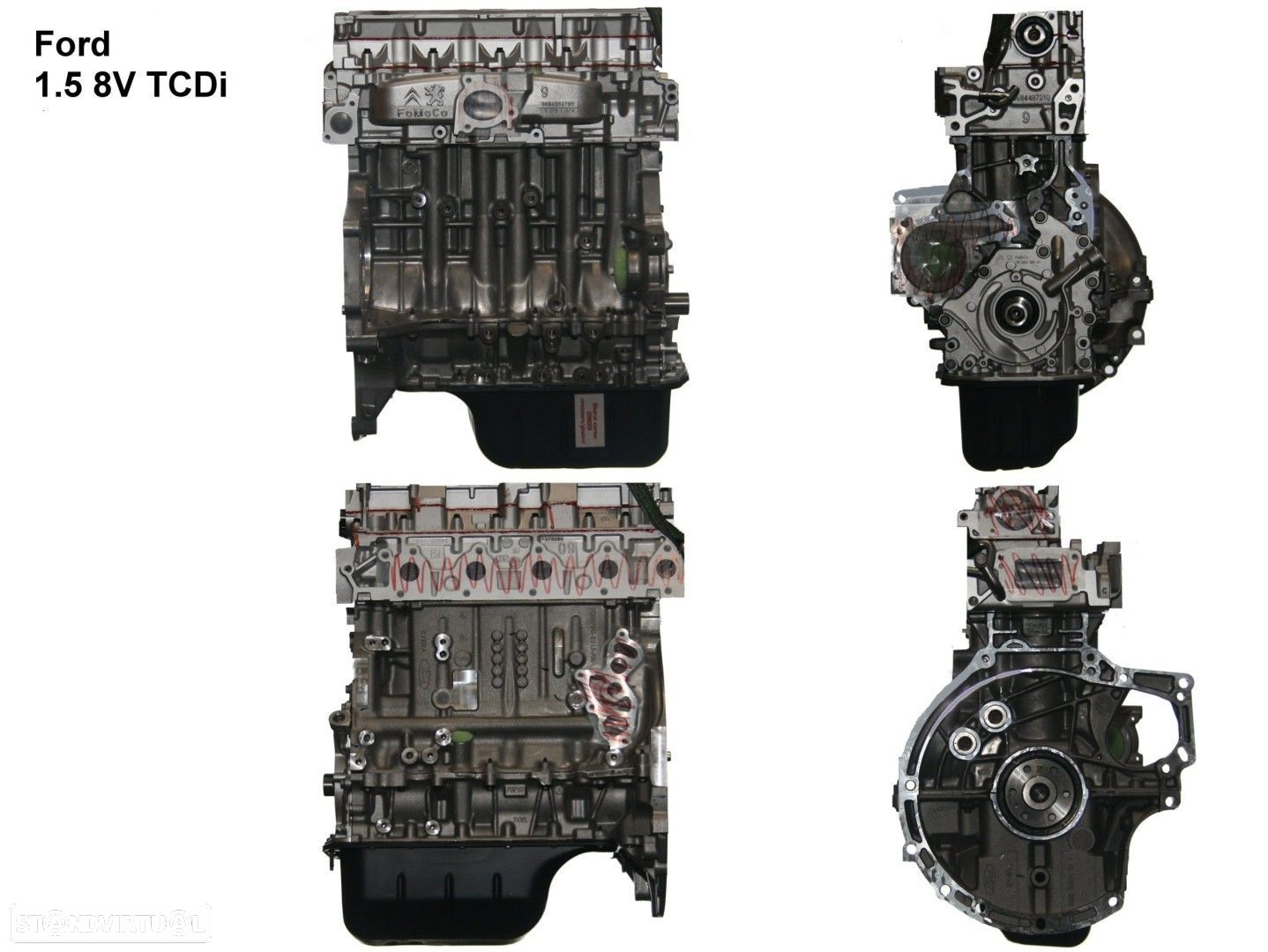 Motor  Reconstruído FORD C-MAX 1.5 TDCI XXDC - 1