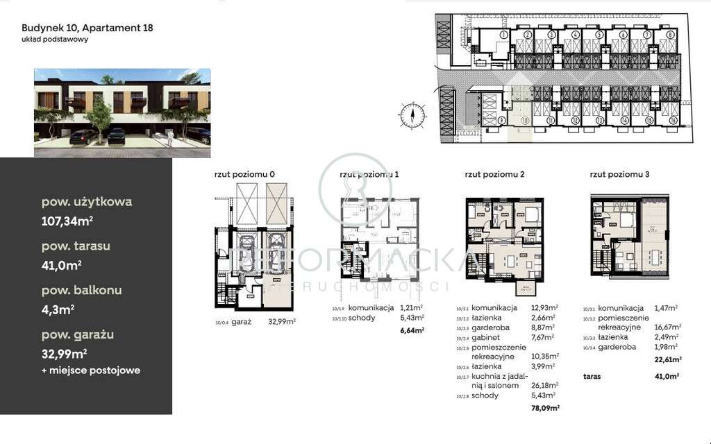 Gotowy/Apartament/ taras - 41m2/garaż - 33 m2-1
