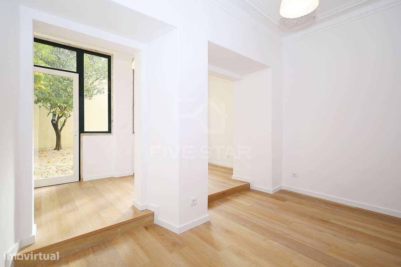 T1+1 - Príncipe Real - Renovado - Jardim Privado-22