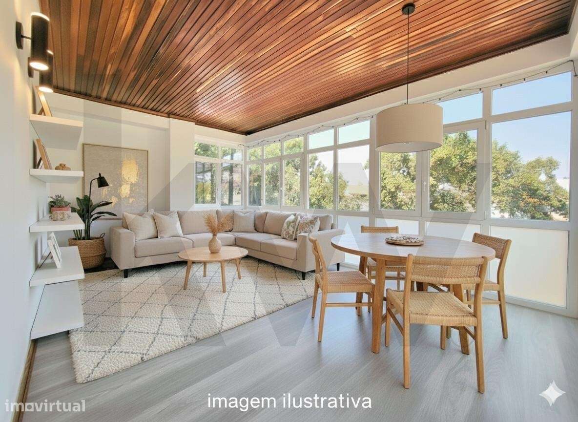 Apartamento T3 semi-renovado no Bairro do Liceu em Aveiro - Grande imagem: 5/37