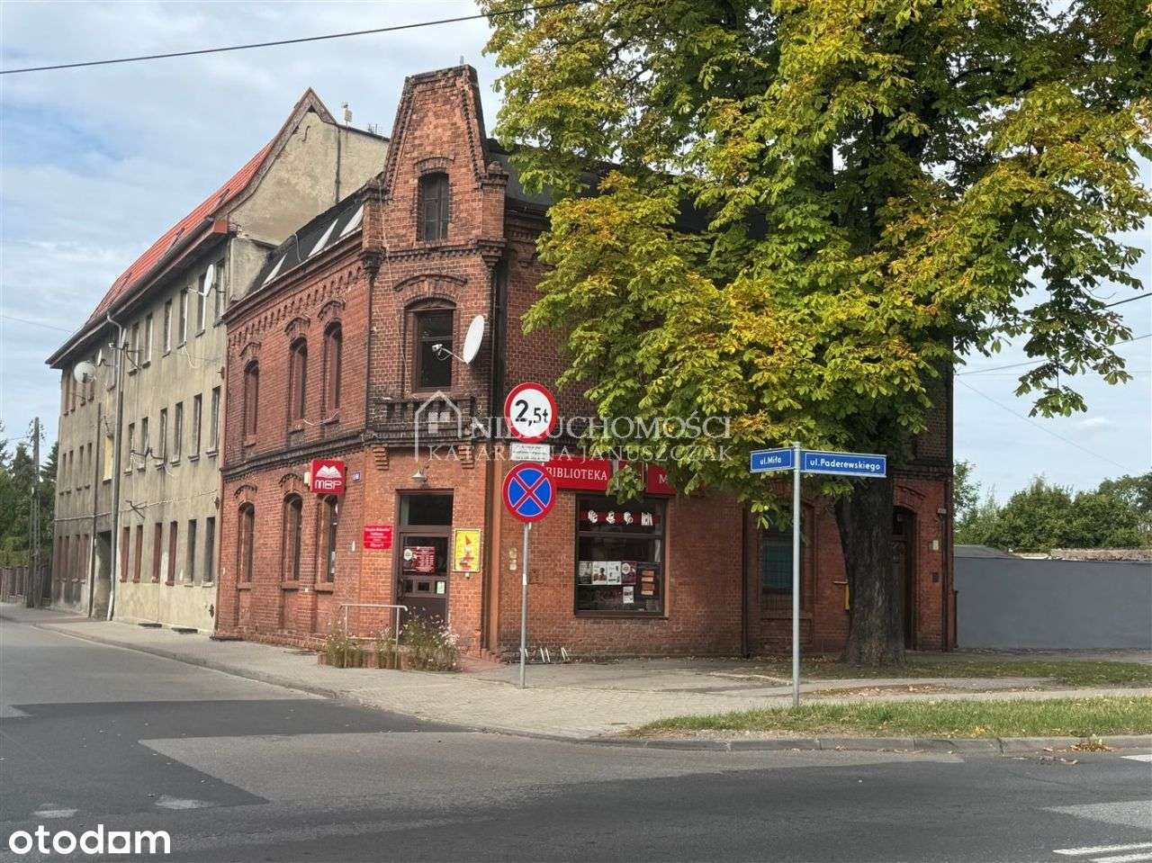 Róg ulicy Paderewskiego/Miła