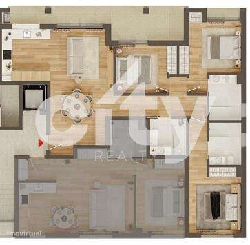 APARTAMENTO T3 NOVO - MALVEIRA-21