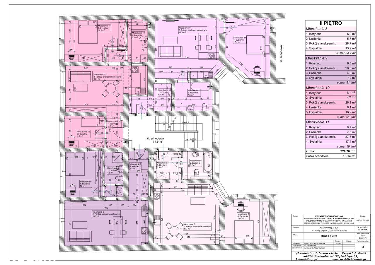 Na sprzedaż: 8 mieszkań w sercu Chorzowa – ul. Kazimierza Wielkiego 1-4