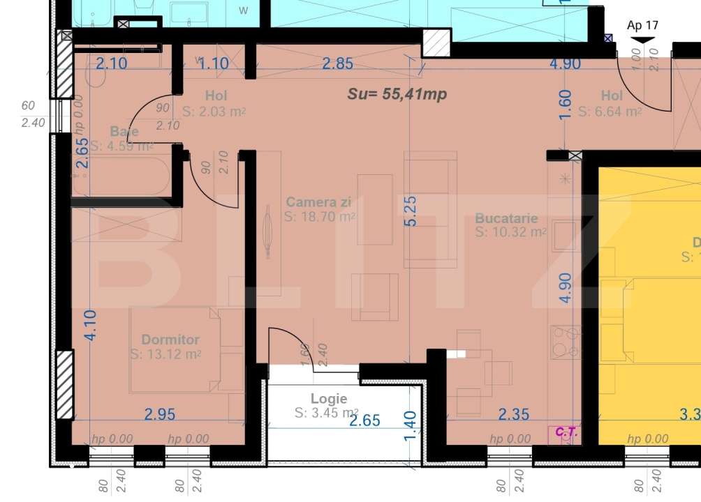 Apartament 2 Camere Modern | 55 mp Utili | Zona Aradului — fotografia 1