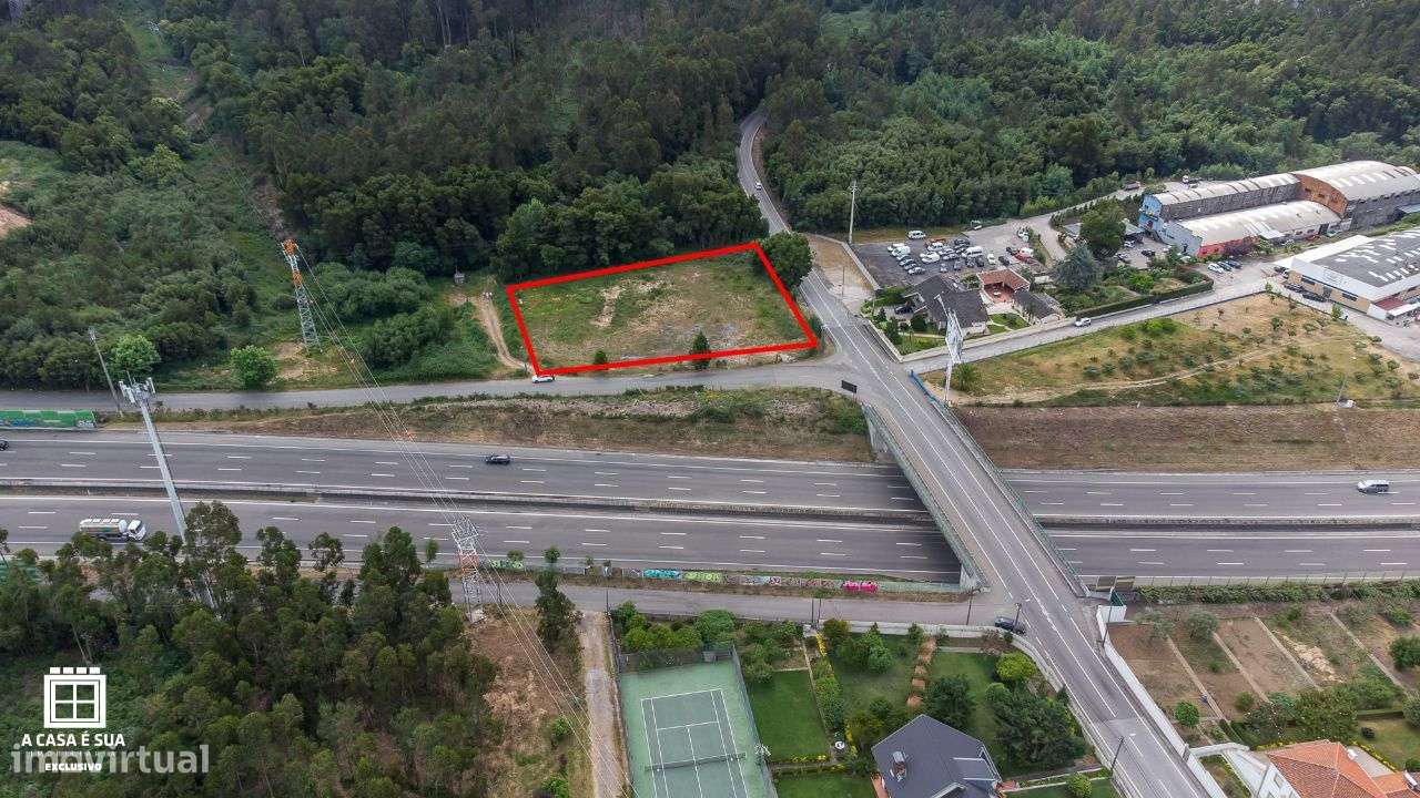 Terreno entre São João de Ver e Rio Meão com 3.660m2 - Exclusivo - Grande imagem: 4/15