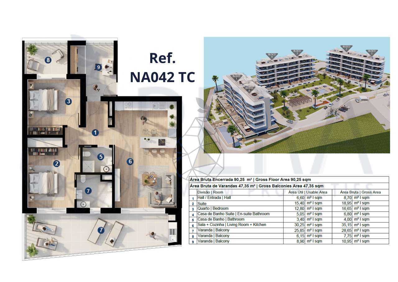 APARTAMENTO T2 COM 137m2 E GARAGEM EM BOX NO HORUS RESIDENCE - EXCLUSI - Grande imagem: 4/46