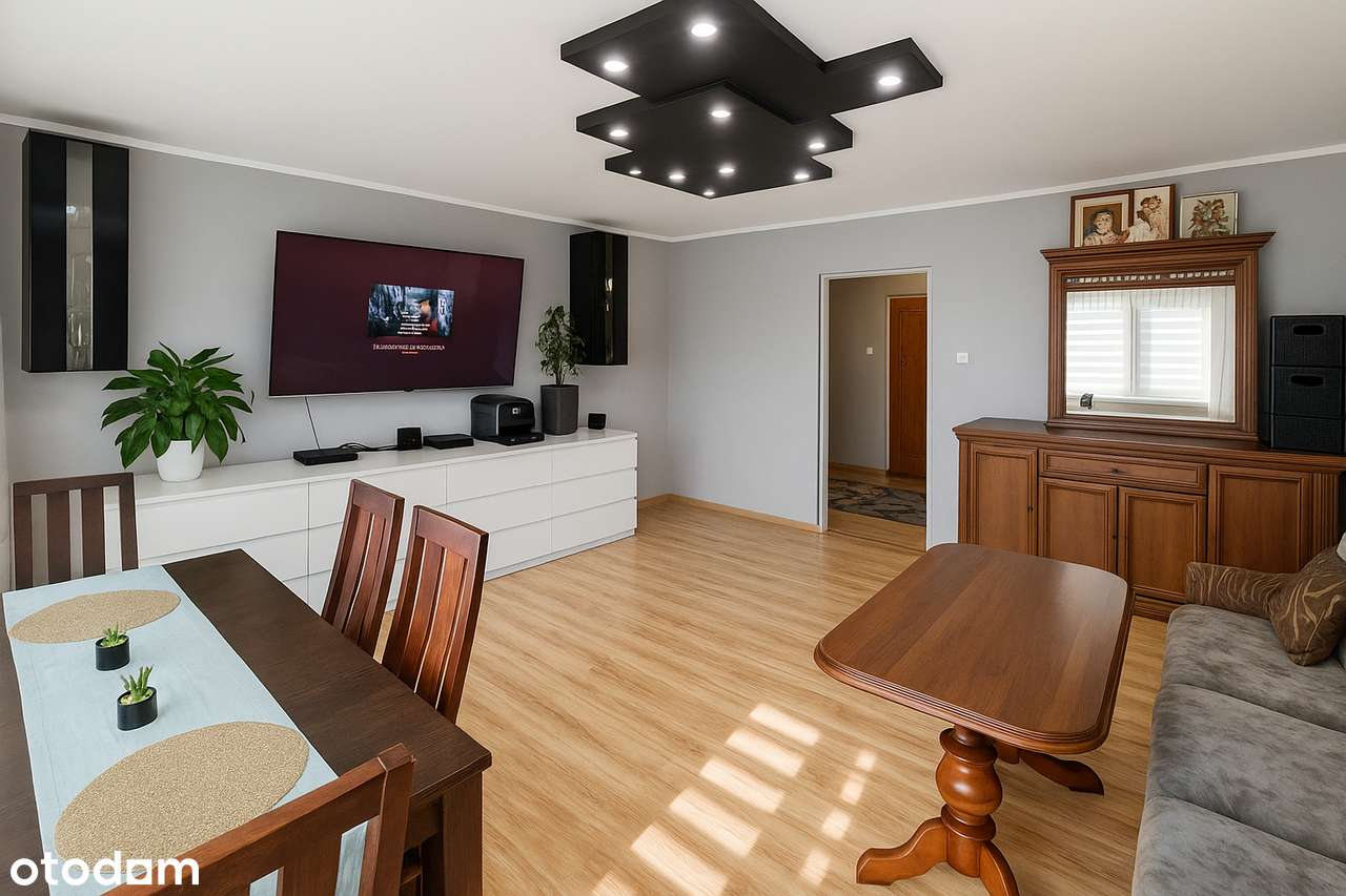 Przestronne 73m I 4 pokoje I I piętro I balkon I Os. Smoczka! - Pełny obrazek: 2/12