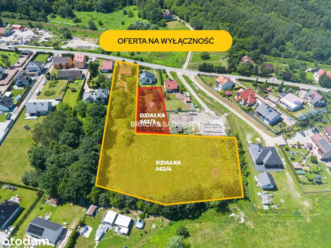 Dom z dużą działką budowlaną. Rzozów 87 arów.