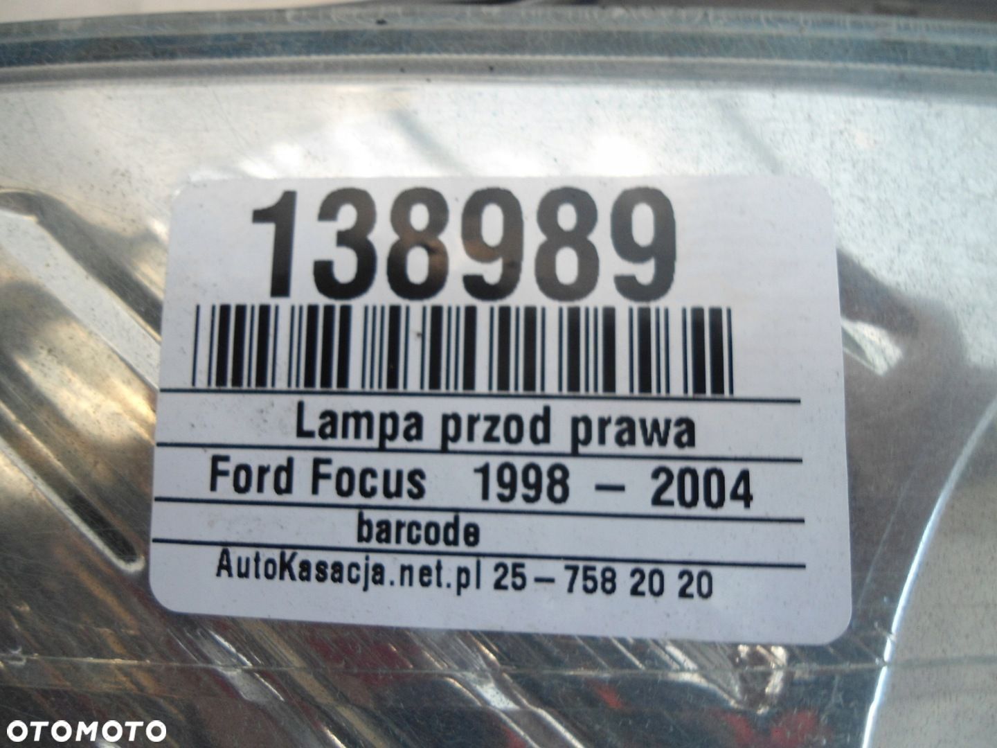 FORD FOCUS MK1 LAMPA PRZÓD PRAWA EU - 1