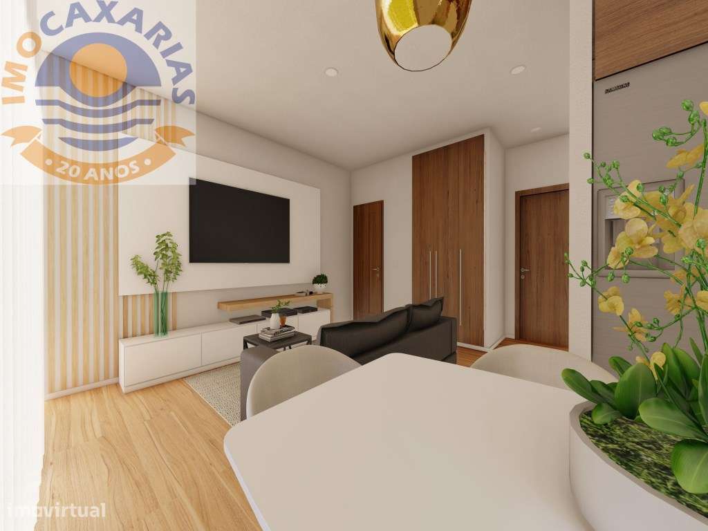 Apartamento T2 NOVO com Terraço e Garagem em Caxarias-9