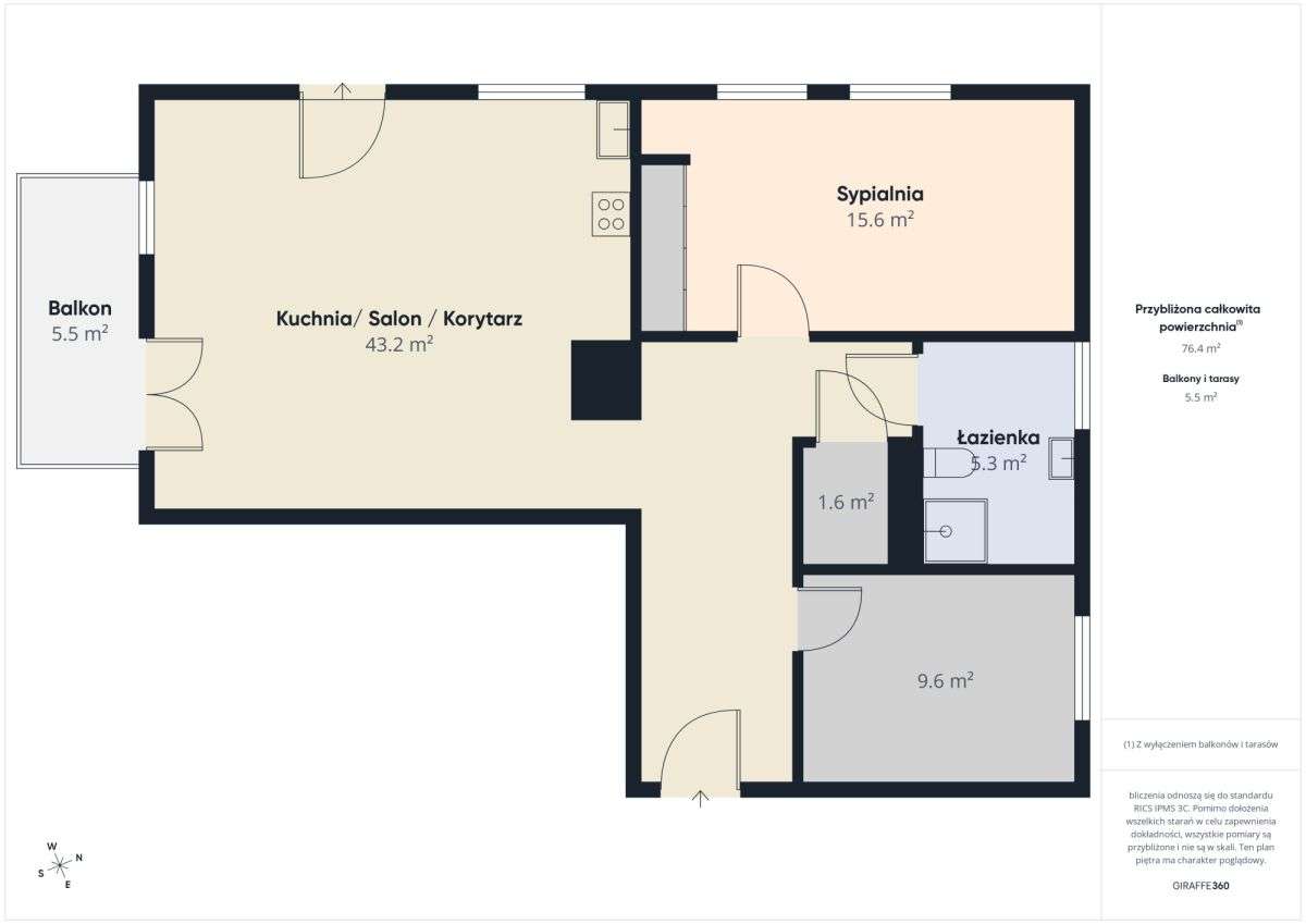3 pokoje z możliwością 4 - świetna lokalizacja-11