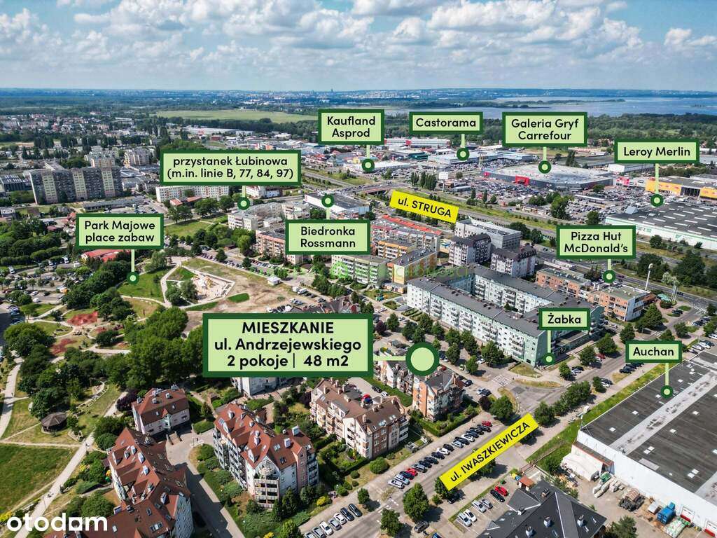 Mieszkanie 2-pokojowe osiedle Majowe - Pełny obrazek: 2/11