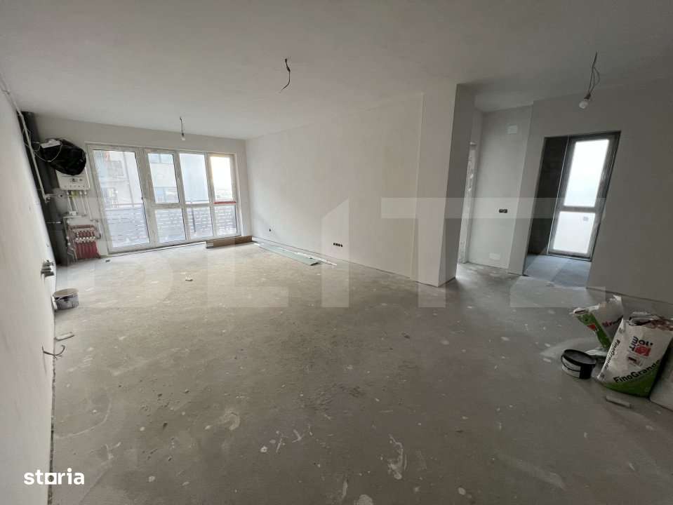 2 Camere | Zona Vivo | Semifinisat TVA Inclus - Imagine principală: 2/7