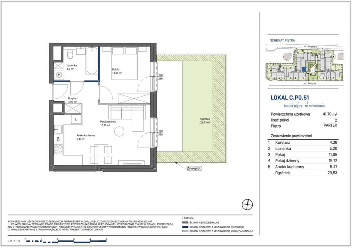 Wygodne dwupokojowe mieszkanie z ogródkiem - Pełny obrazek: 4/8