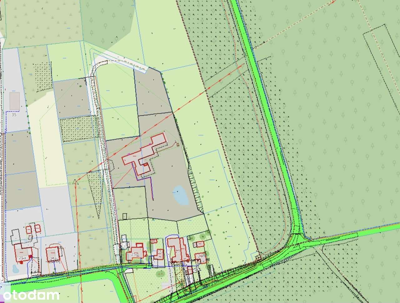 Wyjątkowa działka w otoczeniu lasu  - ul. Wyspiańskiego-11