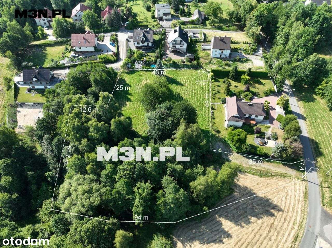 Działka budowlano rolna 46 arów Świątniki Górne - Pełny obrazek: 2/19