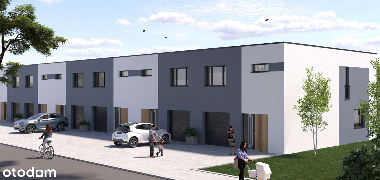 Bezpośrednio! Skrajny dom S1C ul. Darwina! St. deweloperski-0