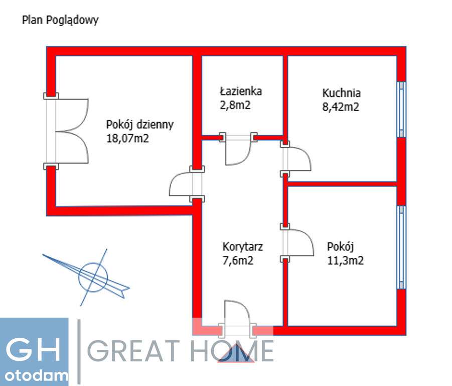 Rozłucka 2 Pokoje widna Kuchnia Praga-Pd Sprzedaż-8