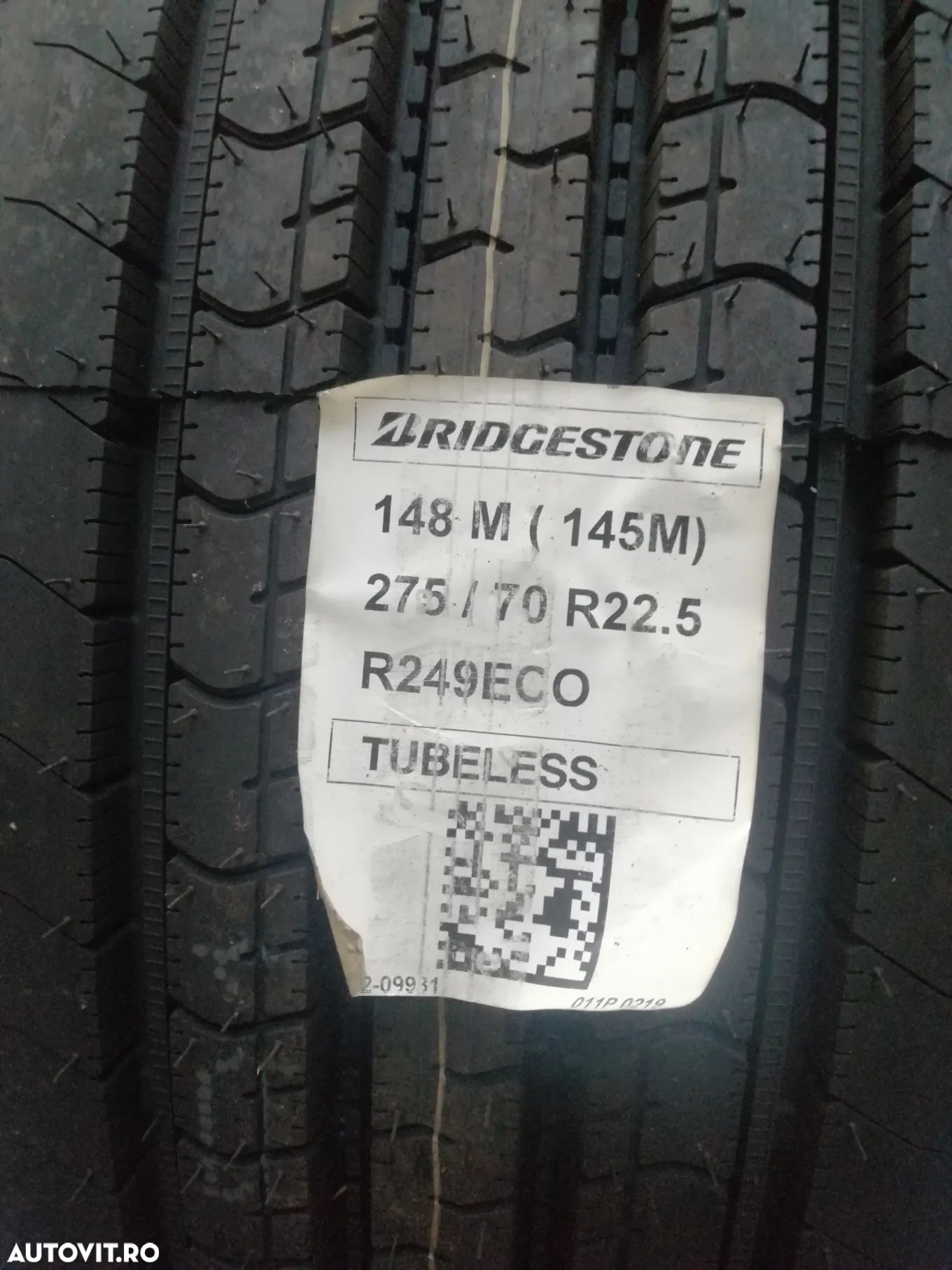 ANVELOPA NOUA 275/70 R22.5 BRIDGESTONE R249 - 1