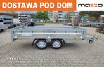 Neptun DOSTAWA! Przyczepa platforma 302x151 SPAWANA! NOWOŚĆ Nordica N7-302 2 kps, wszystkie burty demontowalne! DMC 750 kg na kat.B GN273 - 1