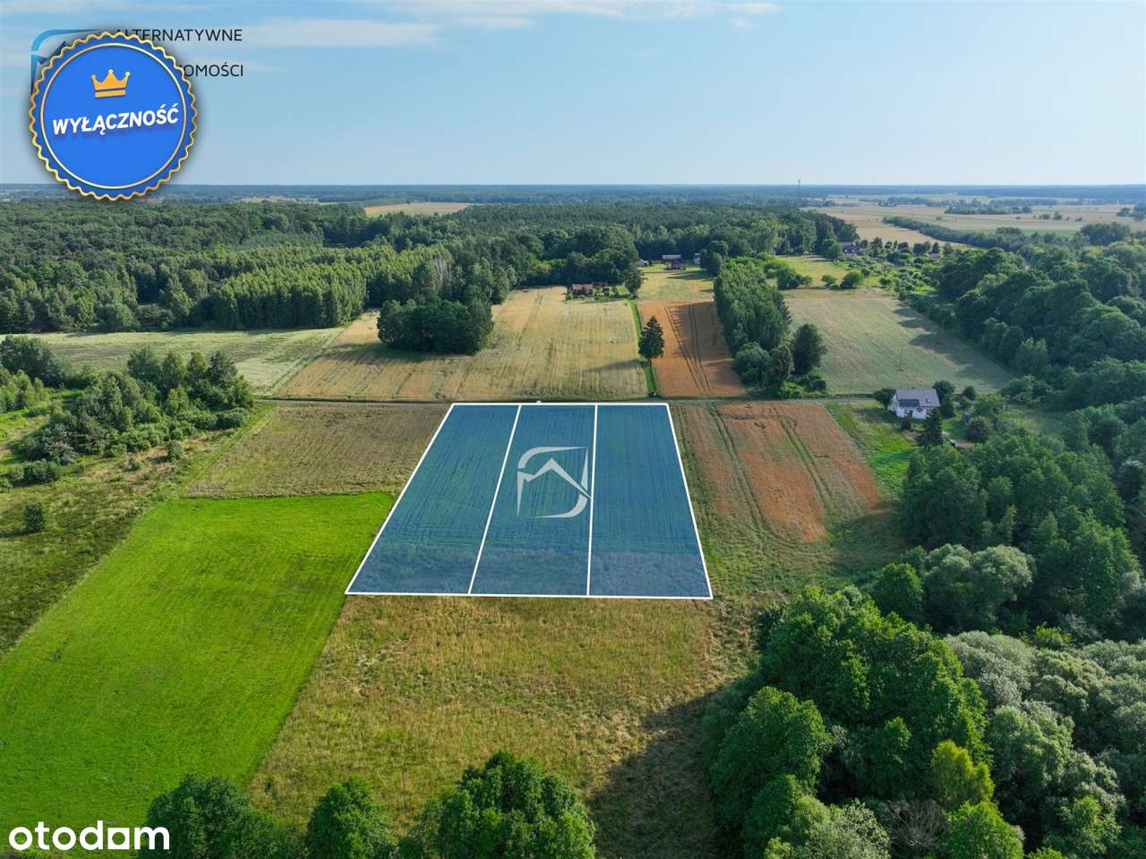 Atrakcyjne trzy działki budowlane Żminne - Pełny obrazek: 4/13